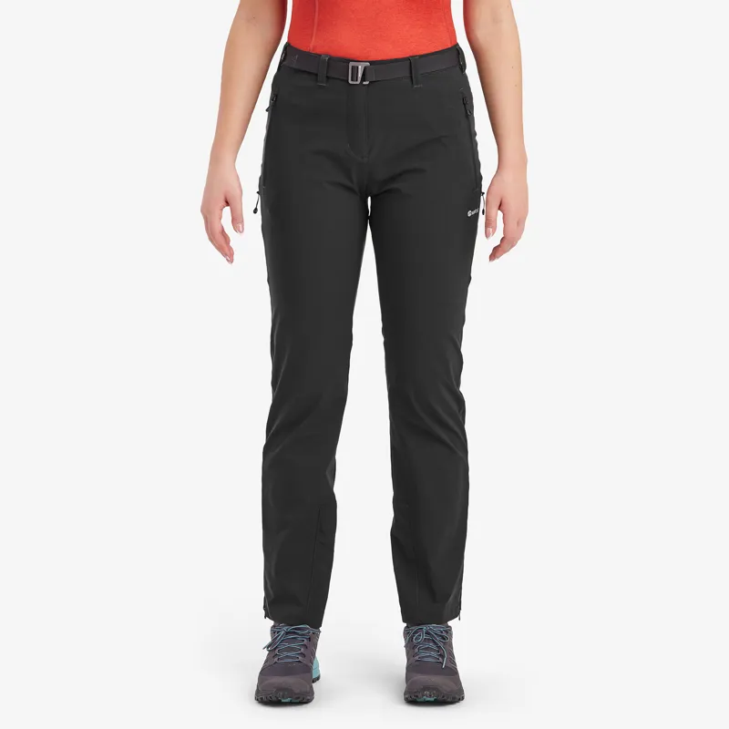 Montane Womens Terra Stretch Trousers - Short Leg - Black-1